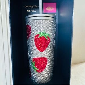 HYDRAPEAK 🍓Bling Strawberry 🍓 journey 25 ounce stainless steel insulated tumbler